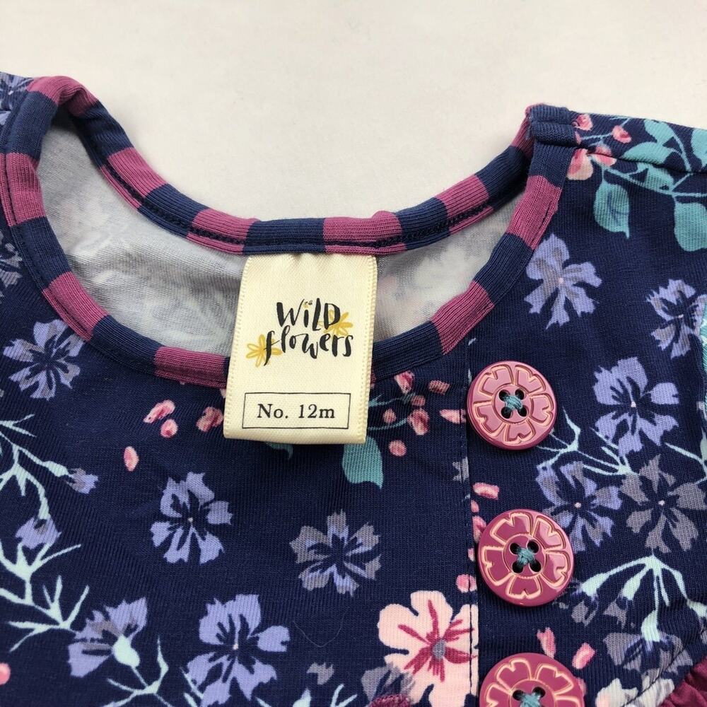 Girls Wildflowers Birdie Top Size 12 months - Picture 3 of 3